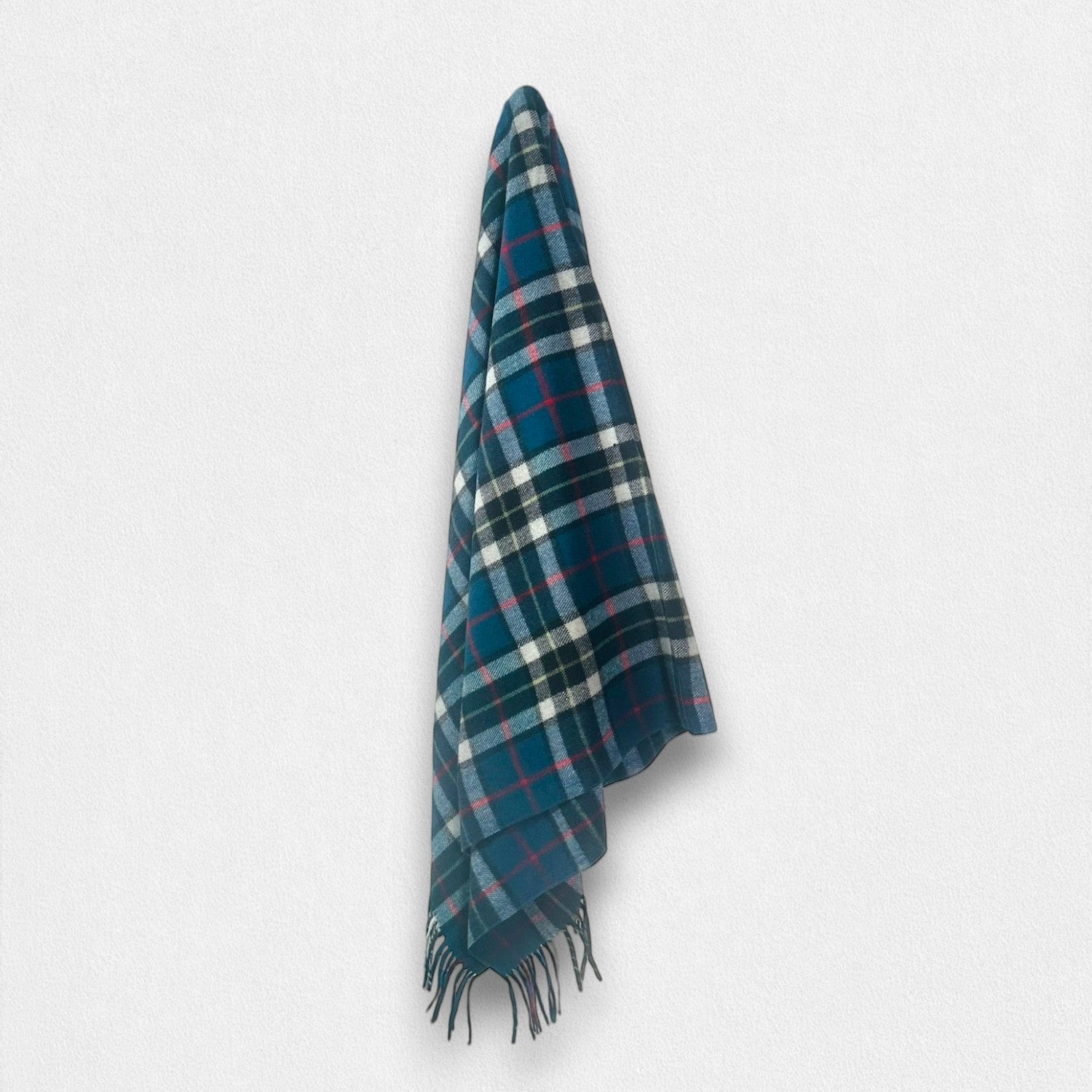 100% Recycled Wool Tartan Blanket
