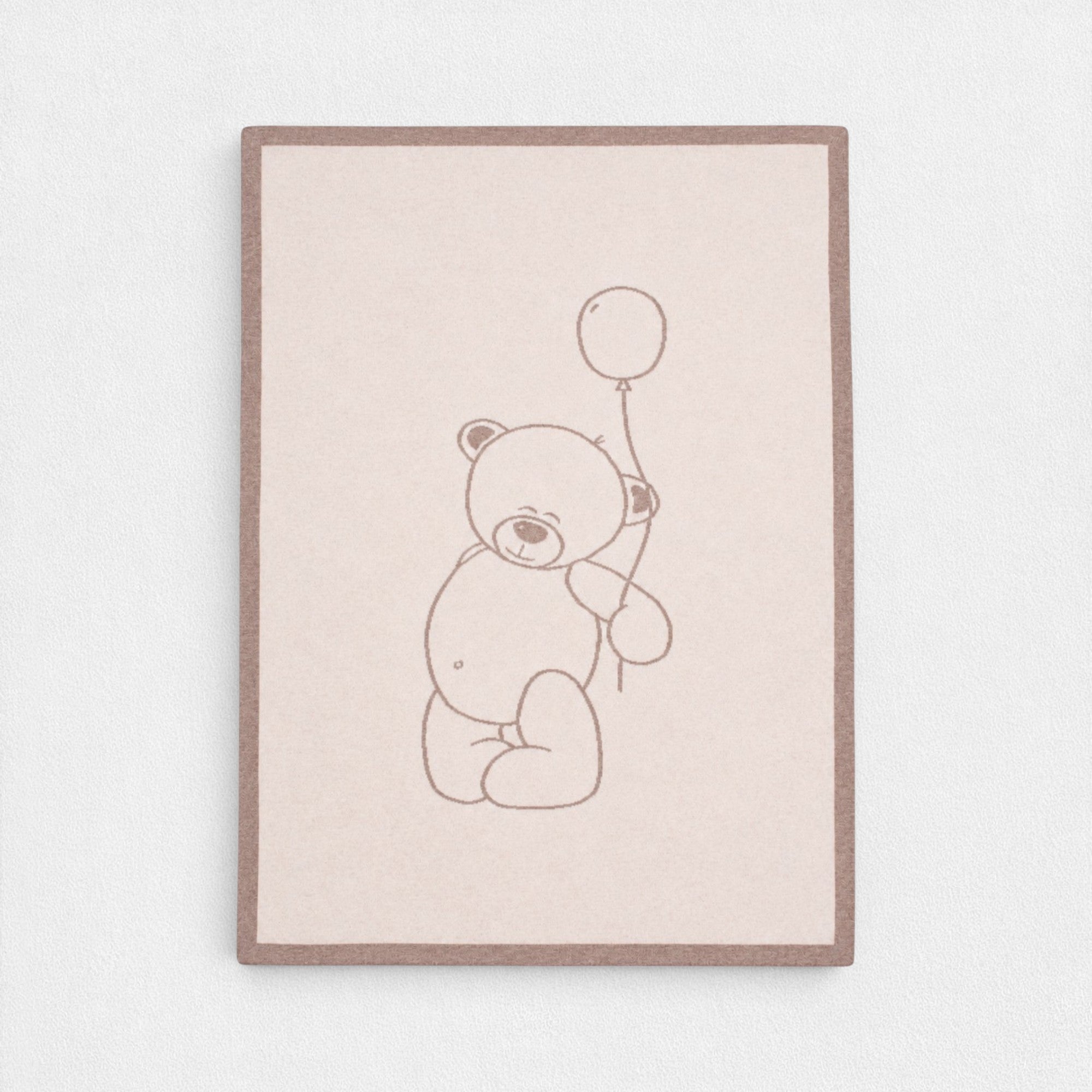 100% Cashmere Baby Blanket - Teddy Bear