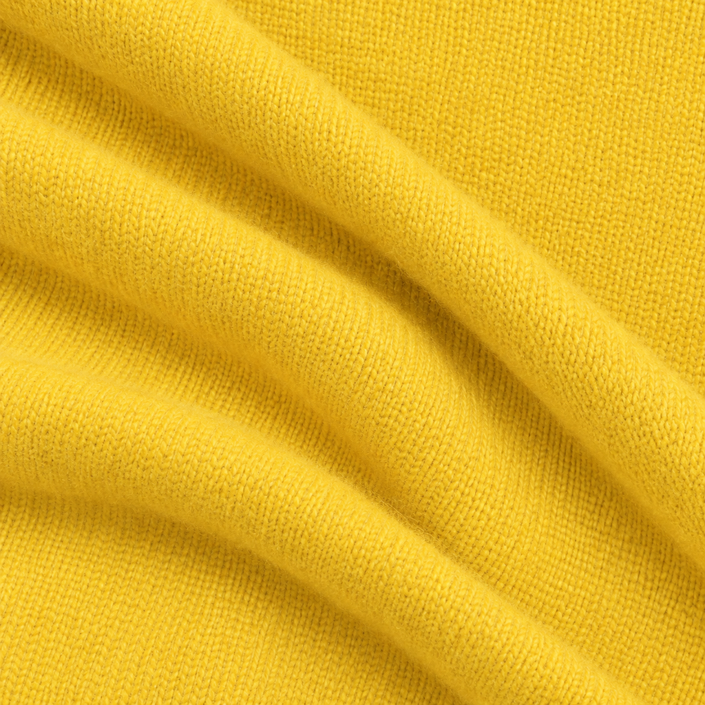 100% Cashmere Wrap - Mustard Yellow