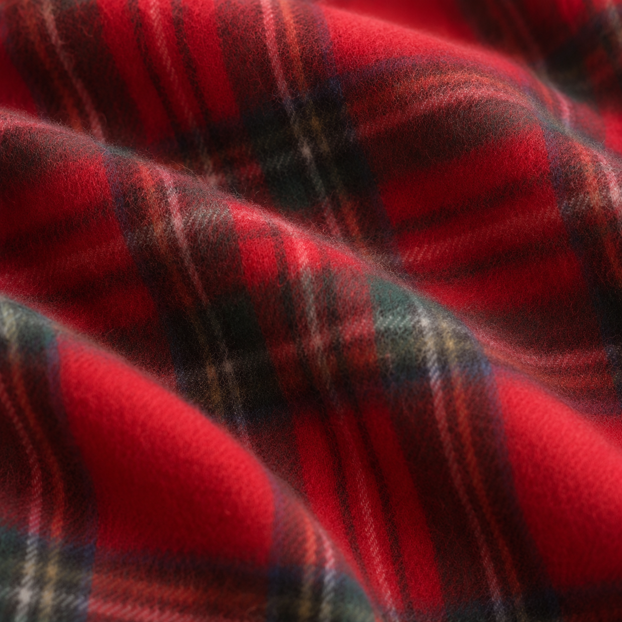 Royal Stewart - 100% Cashmere Tartan Scarf
