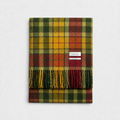 Autumn Buchanan 100% Recycled Wool Tartan Blanket, product photo — Loom & Cove