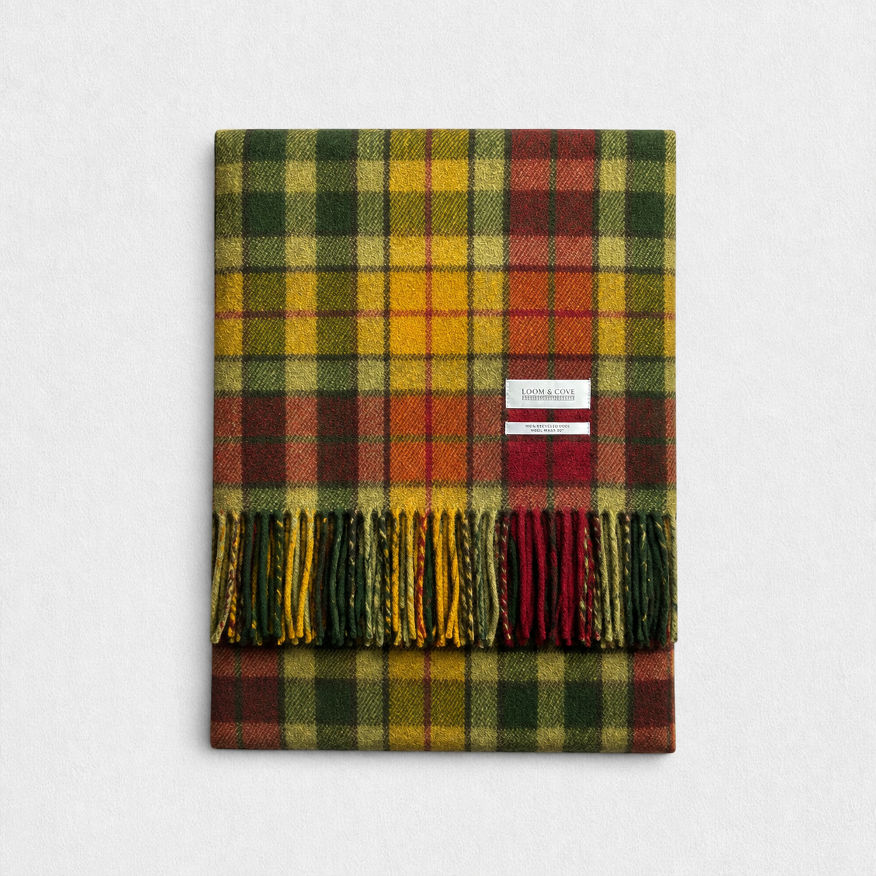 Autumn Buchanan - 100% Recycled Wool Tartan Blanket