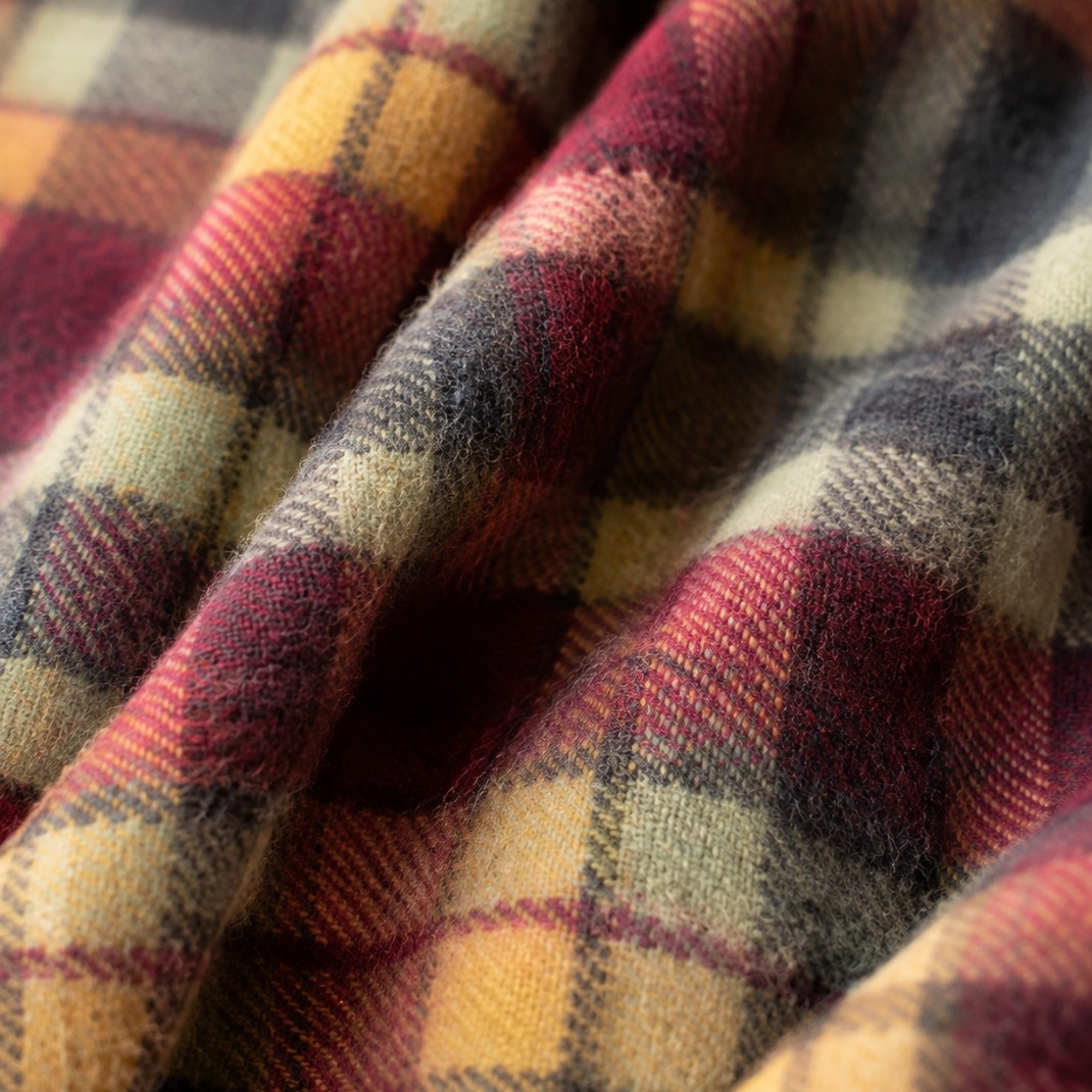 Autumn Buchanan - 100% Recycled Wool Tartan Knee Blanket