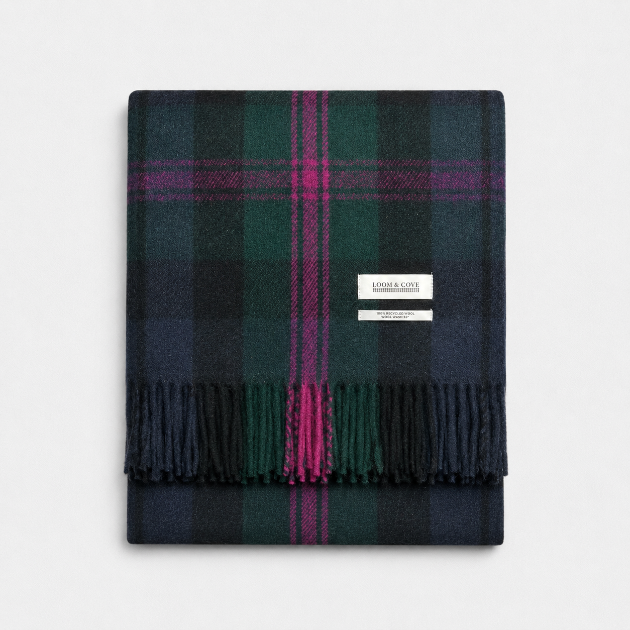 Baird - 100% Recycled Wool Tartan Blanket