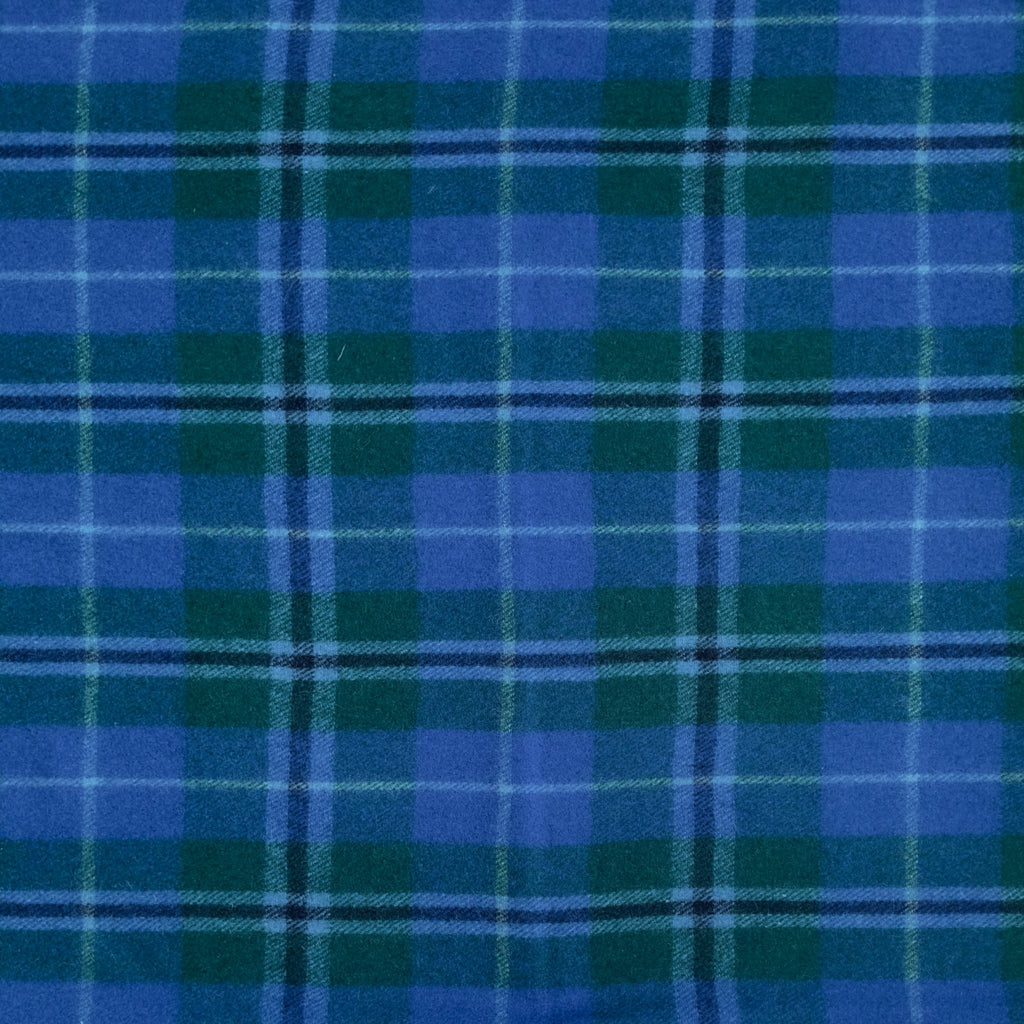 Douglas Blue - 100% Recycled Wool Tartan Blanket