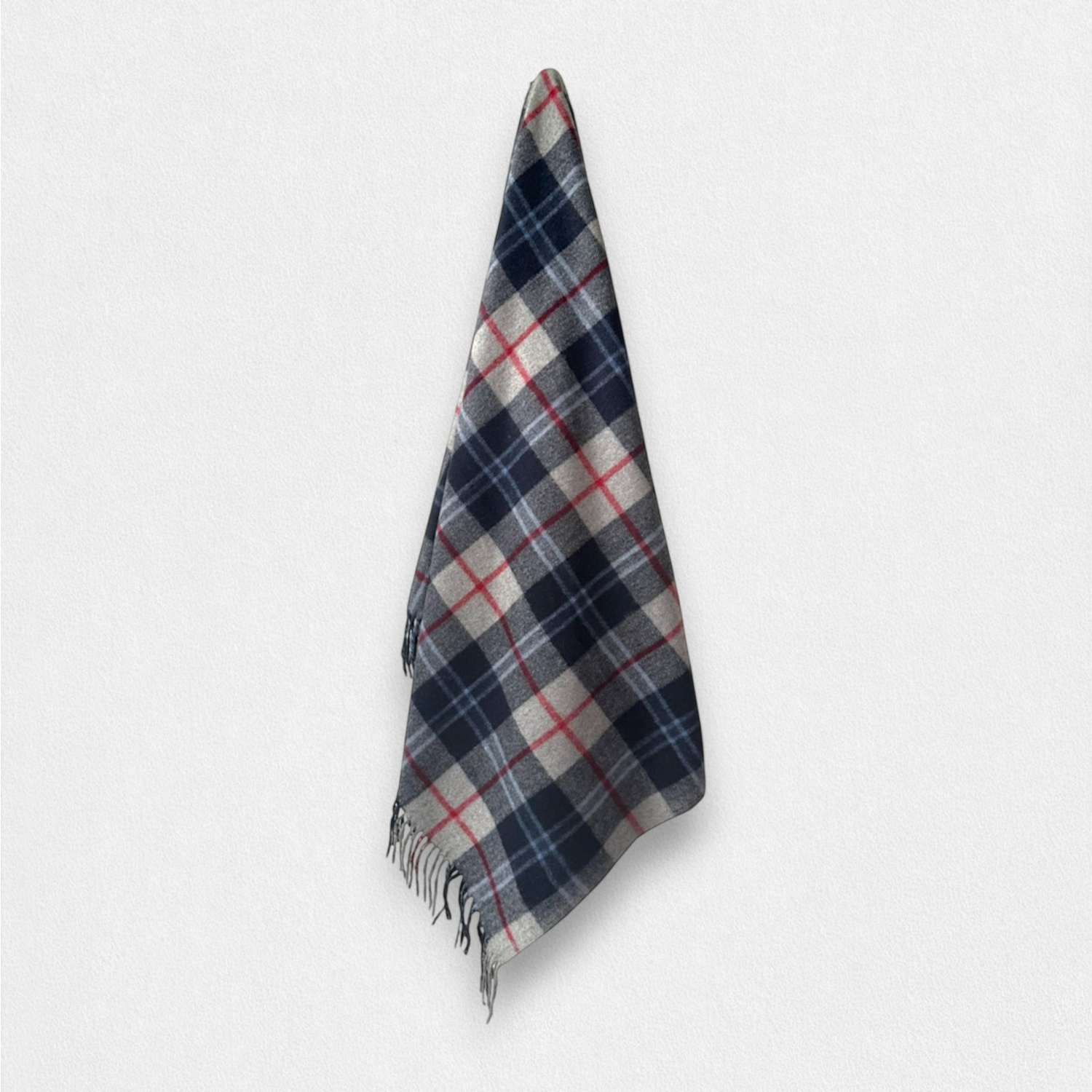 100% Recycled Wool Tartan Blanket