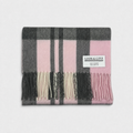 Exploded Camel Pink - 100% Cashmere Tartan Scarf