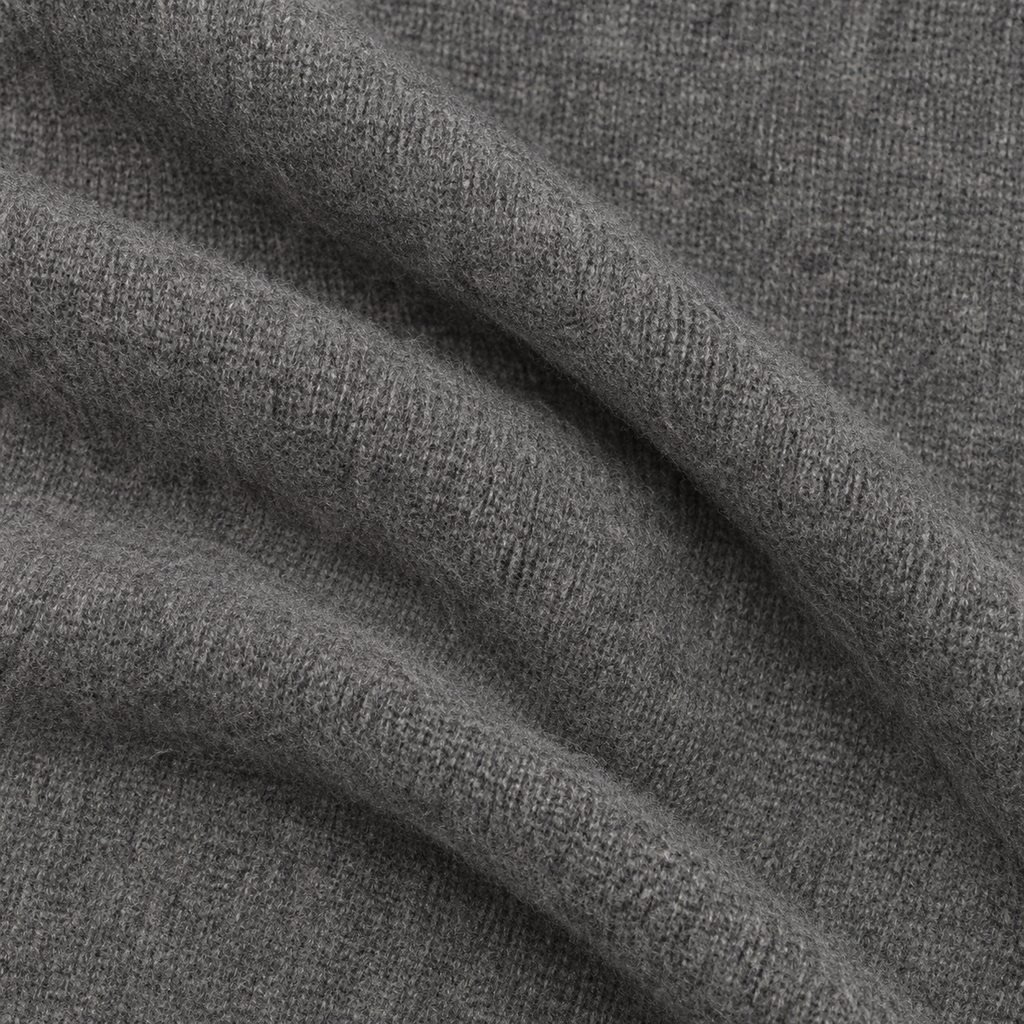 100% Cashmere Blanket - Dark Grey