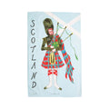 Scottish Bagpiper Tea Towel