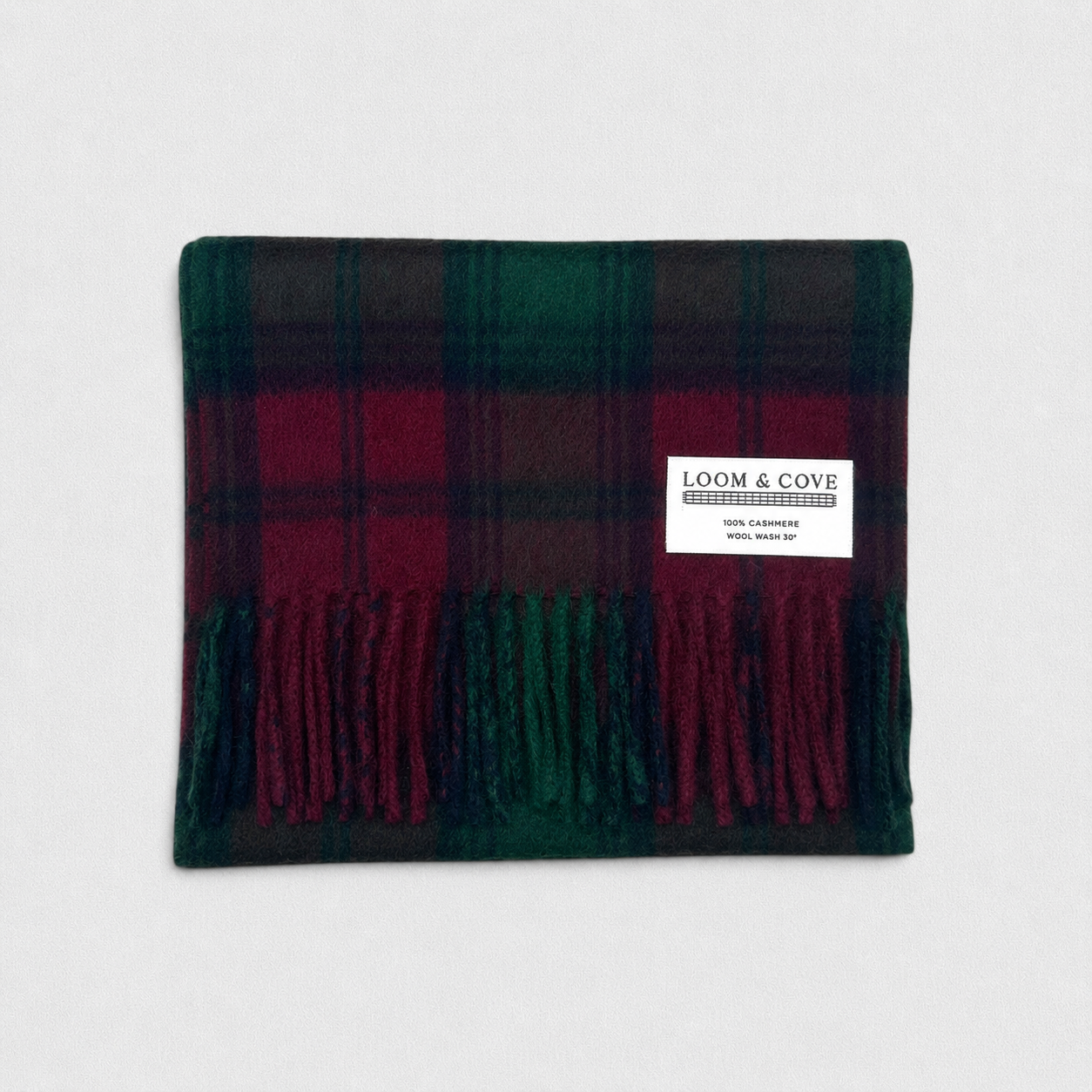 Lindsay - 100% Cashmere Tartan Scarf