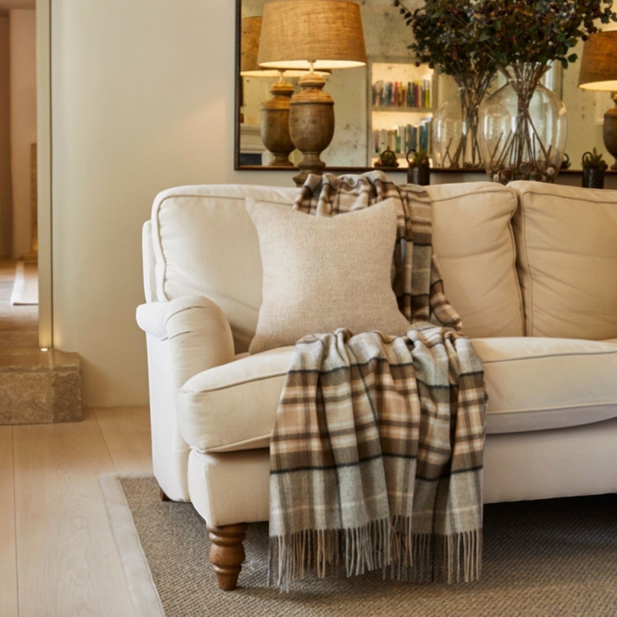 100% Lambswool Tartan Blanket -  MacKellar