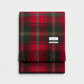 Maple 100% Recycled Wool Tartan Blanket, product photo — Loom & Cove