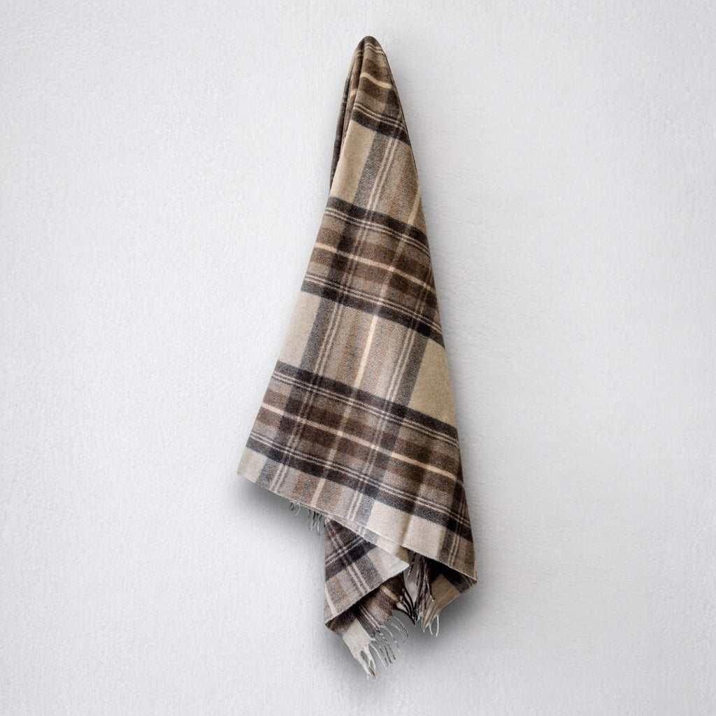 Natural Dress - 100% Recycled Wool Tartan Blanket
