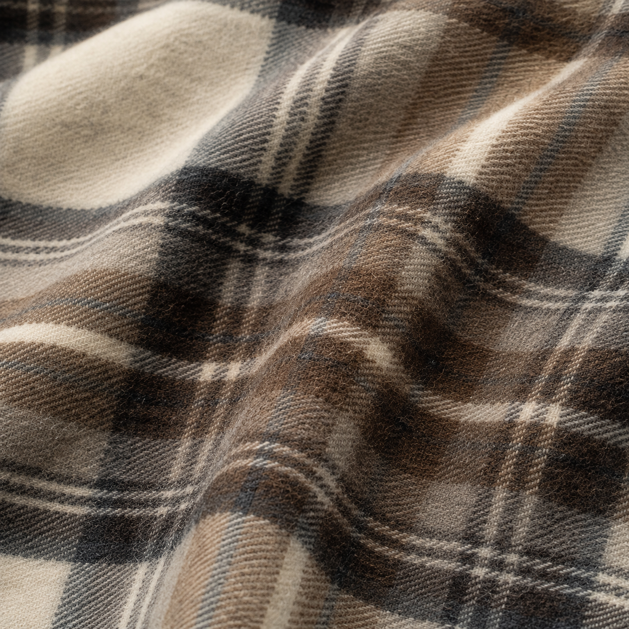 Natural Dress - 100% Recycled Wool Tartan Knee Blanket