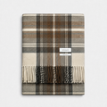 Natural Dress 100% Recycled Wool Tartan Blanket, product photo — Loom & Cove