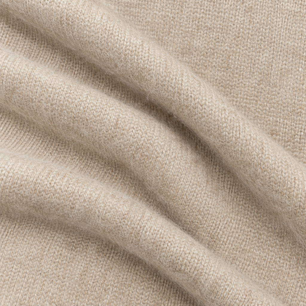 100% Cashmere Blanket - Natural Cream