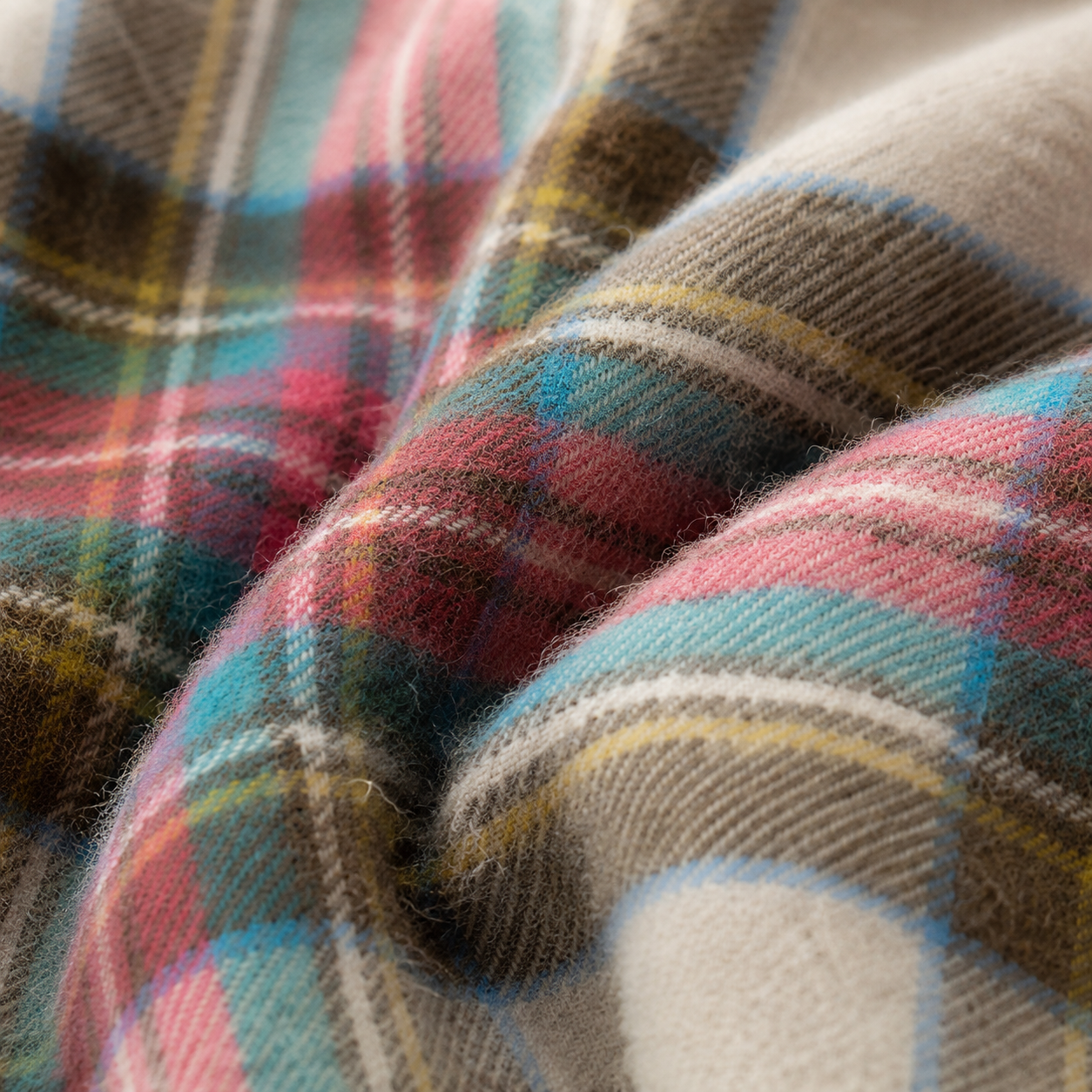 Stewart Dress Antique - 100% Recycled Wool Tartan Knee Blanket
