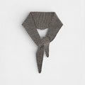 100% Cashmere Stripe Triangle Scarf - Navy/White