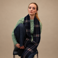 Thomson Blue - 100% Cashmere Tartan Scarf