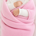 100% Cashmere Honeycomb Baby Blanket - Baby Pink