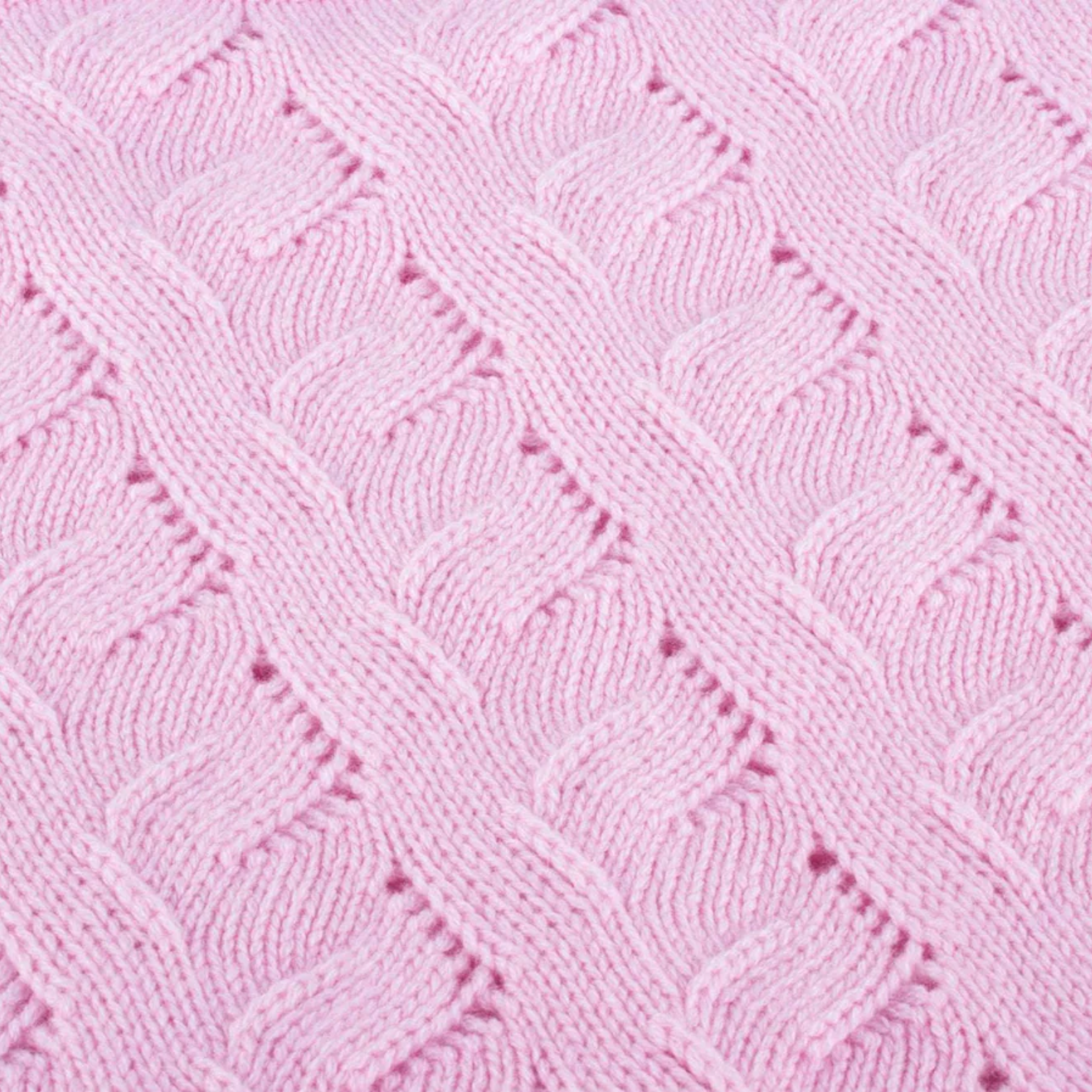 100% Cashmere Cable Knit Baby Blanket