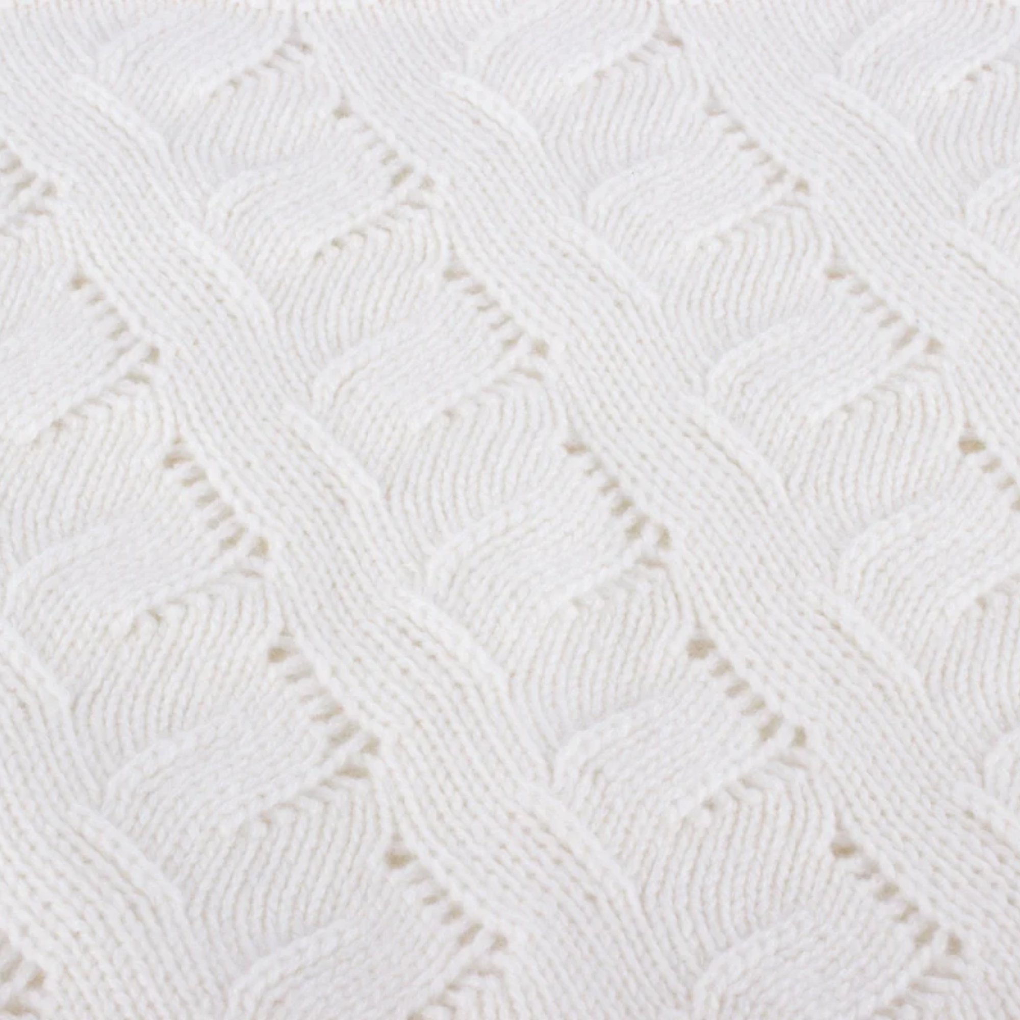 100% Cashmere Cable Knit Baby Blanket